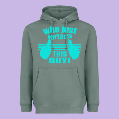 Who Just Farted This Guy Heavyweight Hoodie Designed By Bettercallsaul