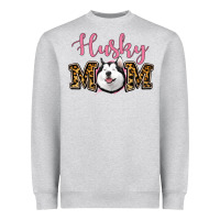 Heather Grey Husky Mom Heavyweight Sweatshirt - Jasminsmagicworld