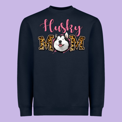 Husky Mom Heavyweight Sweatshirt Designed By Jasminsmagicworld