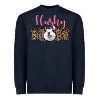 Navy Husky Mom Heavyweight Sweatshirt - Jasminsmagicworld