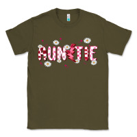 Army Green auntie Classic Tee - MaliasSmallBusiness