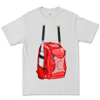 Dove Grey red bat backpack fa element Premium Tee - FaDigitalArtStudio