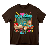 Busy Doing Cool Teacher Stuff Heavy Core Tee | Teevron