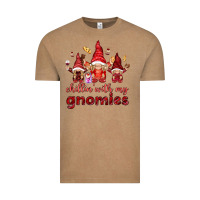 Vintage Coffee chilling with my gnomies Vintage Tee - NancyCooperArtShop