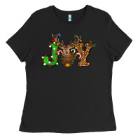 Black christmas joy Ladies Tee - RanaPortraitStore