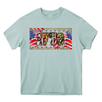 Arona 1776 4th of july license plate Heavy Core Tee - BarkalooDesign