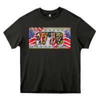 Asphalt 1776 4th of july license plate Heavy Core Tee - BarkalooDesign