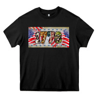 Black 1776 4th of july license plate Heavy Core Tee - BarkalooDesign