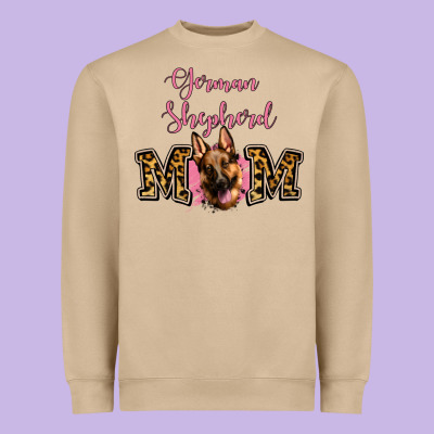 German Shepherd Mom Heavyweight Sweatshirt Designed By Jasminsmagicworld