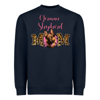 Navy German Shepherd Mom Heavyweight Sweatshirt - Jasminsmagicworld