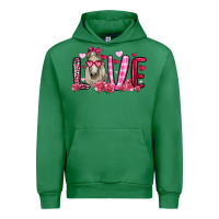 Emerald valentines day love horse Urban Hoodie - OliviaCreatesArt