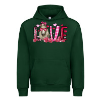 Forest Green valentines day love horse Urban Hoodie - OliviaCreatesArt