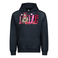 Navy valentines day love horse Urban Hoodie - OliviaCreatesArt
