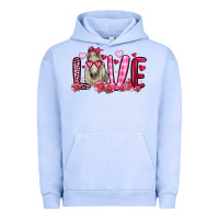 Pigment Grape Ice valentines day love horse Urban Hoodie - OliviaCreatesArt