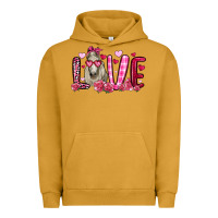 Pigment Peanut Butter valentines day love horse Urban Hoodie - OliviaCreatesArt