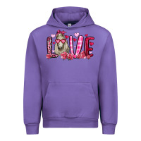 Tulip valentines day love horse Urban Hoodie - OliviaCreatesArt
