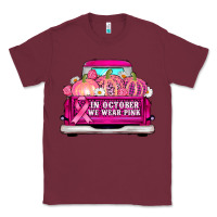Burgundy truck in october we wear pink Classic Tee - AdoDesignShop