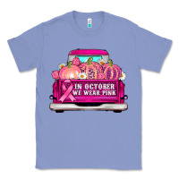 Colony Blue truck in october we wear pink Classic Tee - AdoDesignShop