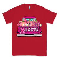 Red truck in october we wear pink Classic Tee - AdoDesignShop