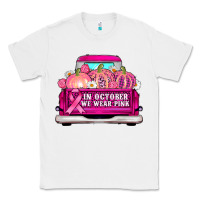 White truck in october we wear pink Classic Tee - AdoDesignShop