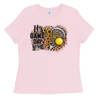 Bubblegum Pink it's game day y'all lacrosse Ladies Tee - JahusDesignShop