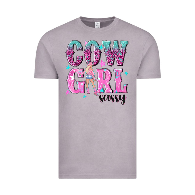 Cowgirl Sassy With Pink Cowgirl Vintage Tee by NancyCooperArtShop | Teevron