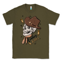 Army Green cowboy killer Classic Tee - MaliasSmallBusiness