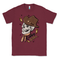 Burgundy cowboy killer Classic Tee - MaliasSmallBusiness