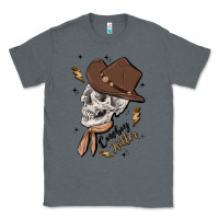 Charcoal Heather cowboy killer Classic Tee - MaliasSmallBusiness