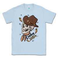 Dusty Blue cowboy killer Classic Tee - MaliasSmallBusiness