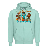 Seafoam fall for jesus he never leaves Zipper Hoodie - BundleAndBundleShop