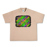 Burro mardi gras fleur de lis background Urban Heavy Tee - Jasminsmagicworld