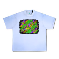 Grape Ice mardi gras fleur de lis background Urban Heavy Tee - Jasminsmagicworld