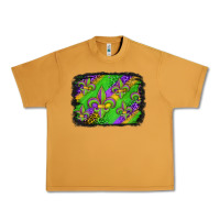 Peanut Butter mardi gras fleur de lis background Urban Heavy Tee - Jasminsmagicworld