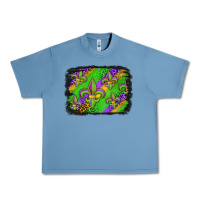 Pebble Blue mardi gras fleur de lis background Urban Heavy Tee - Jasminsmagicworld