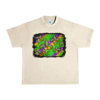 Sandshell mardi gras fleur de lis background Urban Heavy Tee - Jasminsmagicworld