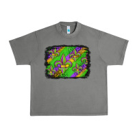 Tornado mardi gras fleur de lis background Urban Heavy Tee - Jasminsmagicworld