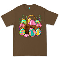 Cacao Easter eggs with basket Easter Day Premium Tee - Neo Western