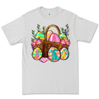 Dove Grey Easter eggs with basket Easter Day Premium Tee - Neo Western