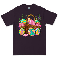 Easter Eggs With Basket Easter Day Premium Tee | Teevron