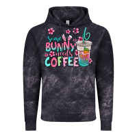 Cloud Black some bunny needs coffee easter Vintage Hoodie - Jasminsmagicworld