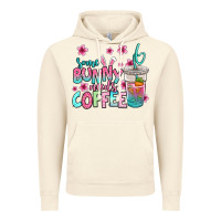 Vintage Artic some bunny needs coffee easter Vintage Hoodie - Jasminsmagicworld