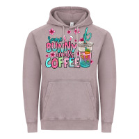 Vintage Zinc some bunny needs coffee easter Vintage Hoodie - Jasminsmagicworld