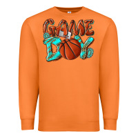 Carrot Game day leopard basketball Premium Sweatshirt - NancyCooperArtShop