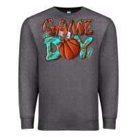 Charcoal Heather Game day leopard basketball Premium Sweatshirt - NancyCooperArtShop