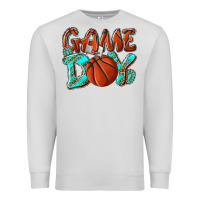 Dove Grey Game day leopard basketball Premium Sweatshirt - NancyCooperArtShop