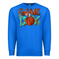 True Royal Game day leopard basketball Premium Sweatshirt - NancyCooperArtShop