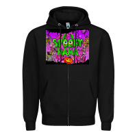 Black spooky mama tumbler Zipper Hoodie - BundleAndBundleShop