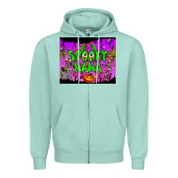 Seafoam spooky mama tumbler Zipper Hoodie - BundleAndBundleShop