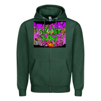 Sports Green spooky mama tumbler Zipper Hoodie - BundleAndBundleShop